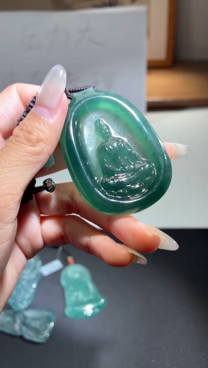 吊坠(不含链)未镶嵌翡翠天然翡翠A货