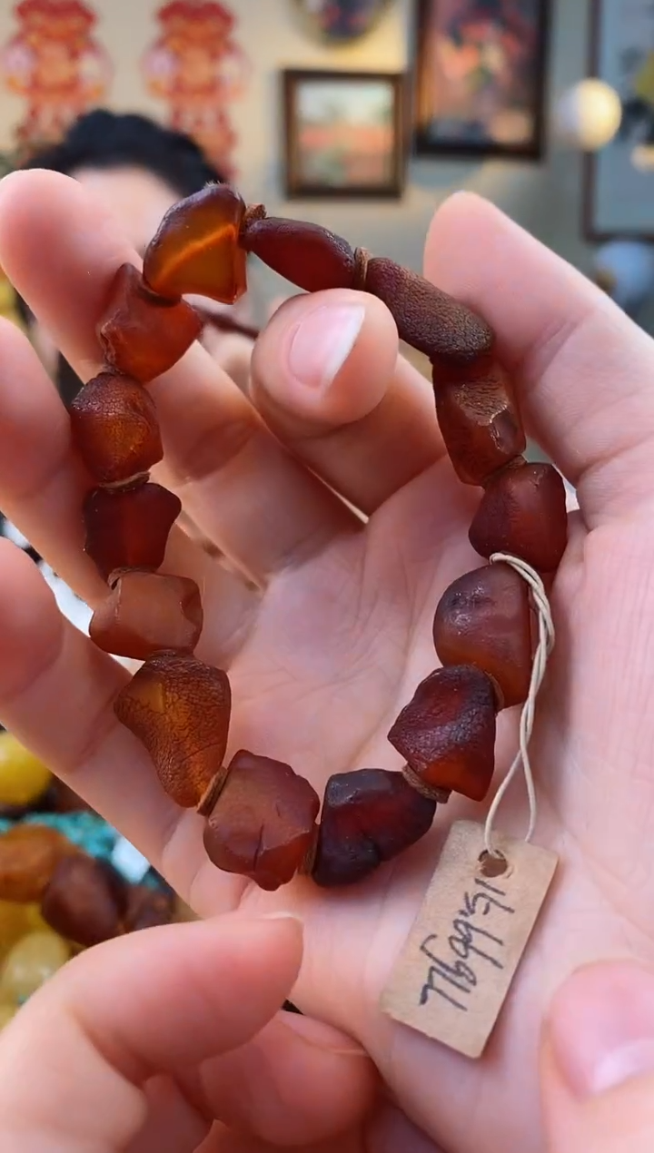 【闪购商品】琥珀手串未镶嵌手串