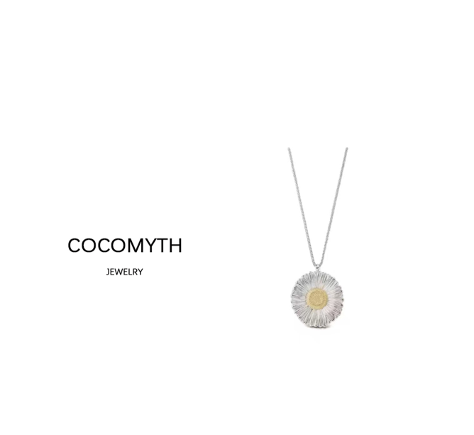 铜合金合成锆石手镯 COCOMYTH 镀K雏菊项链高G103