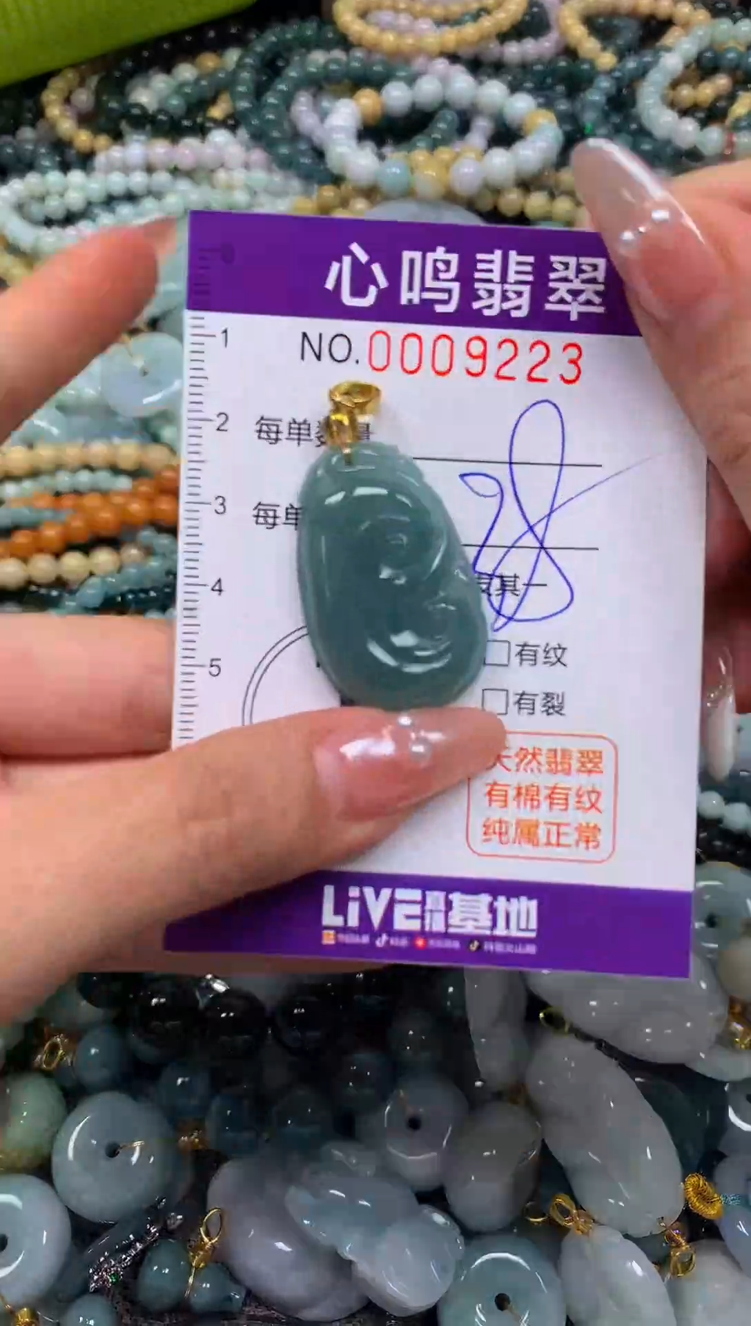 颈饰未镶嵌翡翠闪购009223
