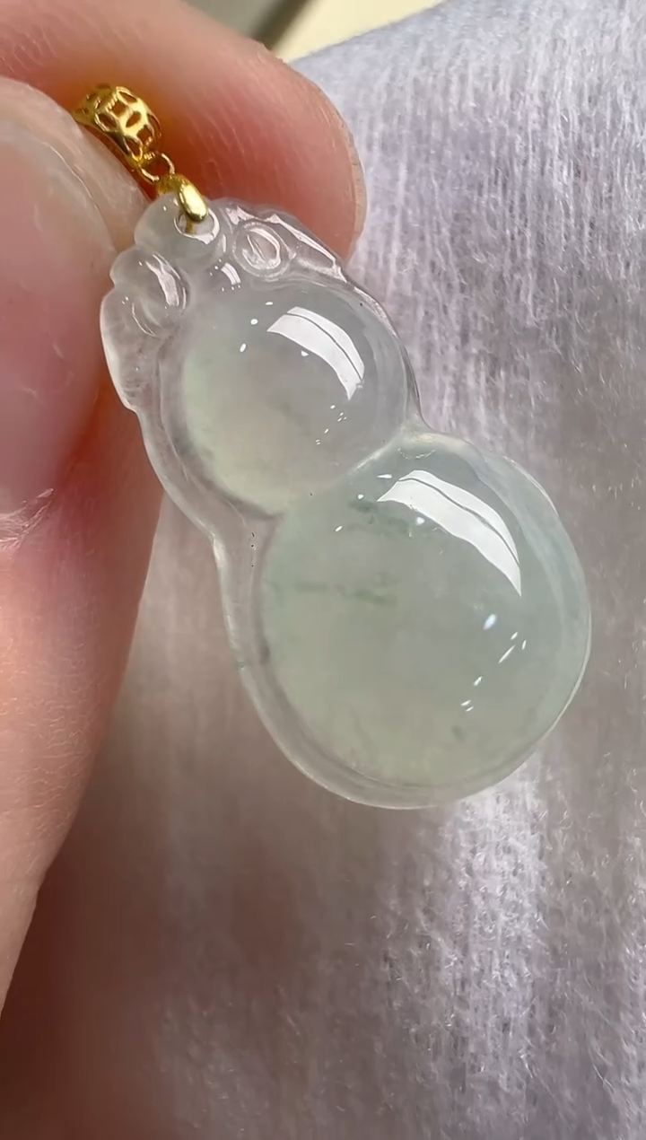 【闪购商品】翡翠吊坠(不含链)18K金镶嵌多样性发货拍一发一