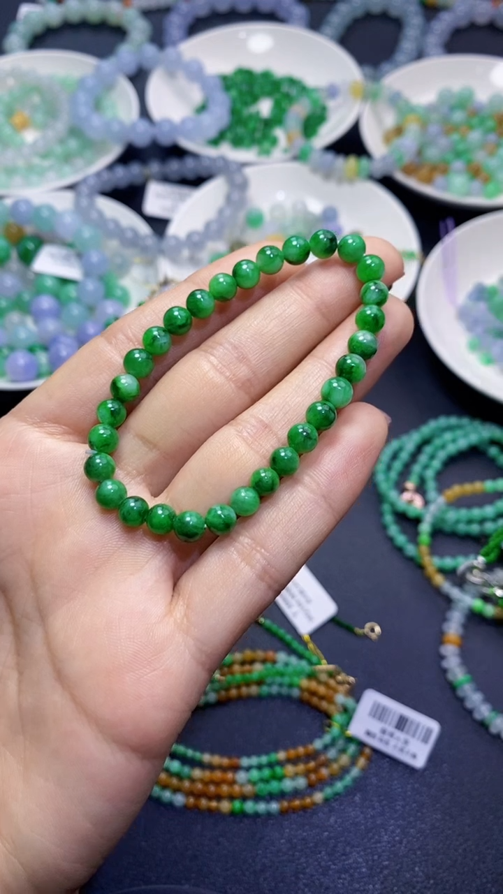 【闪购商品】翡翠散珠天然翡翠A货