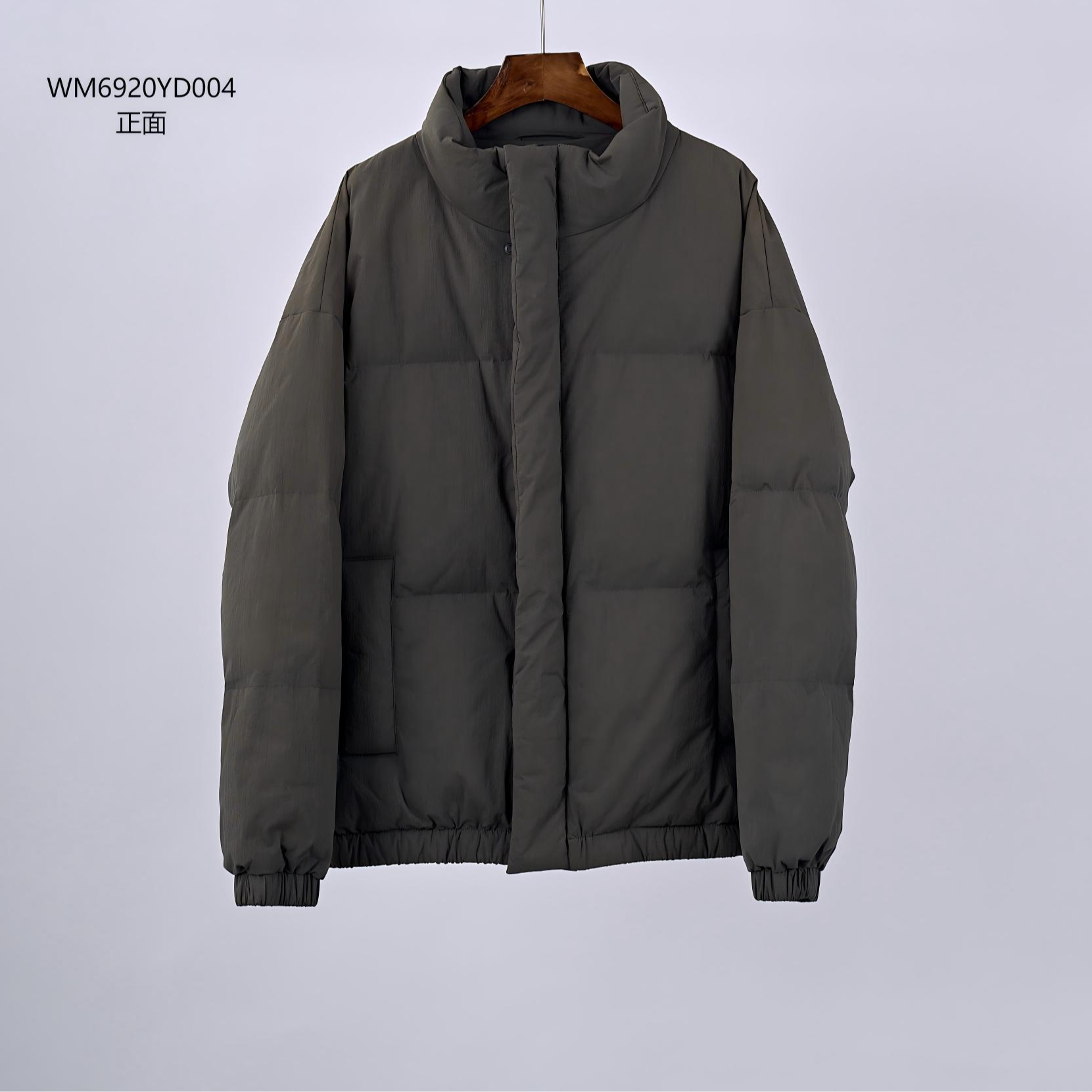 【AZ】004-WM6920YD004-冬季短款立领羽绒服男女同款