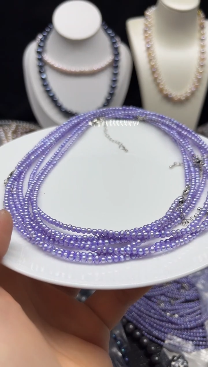 淡水珍珠未镶嵌颈饰多人