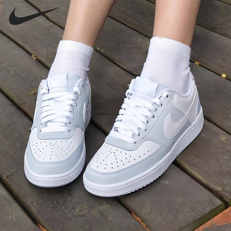 NIKE/耐克女休闲夏新款运动鞋COURT VISION低帮女增高鞋夏季板鞋
