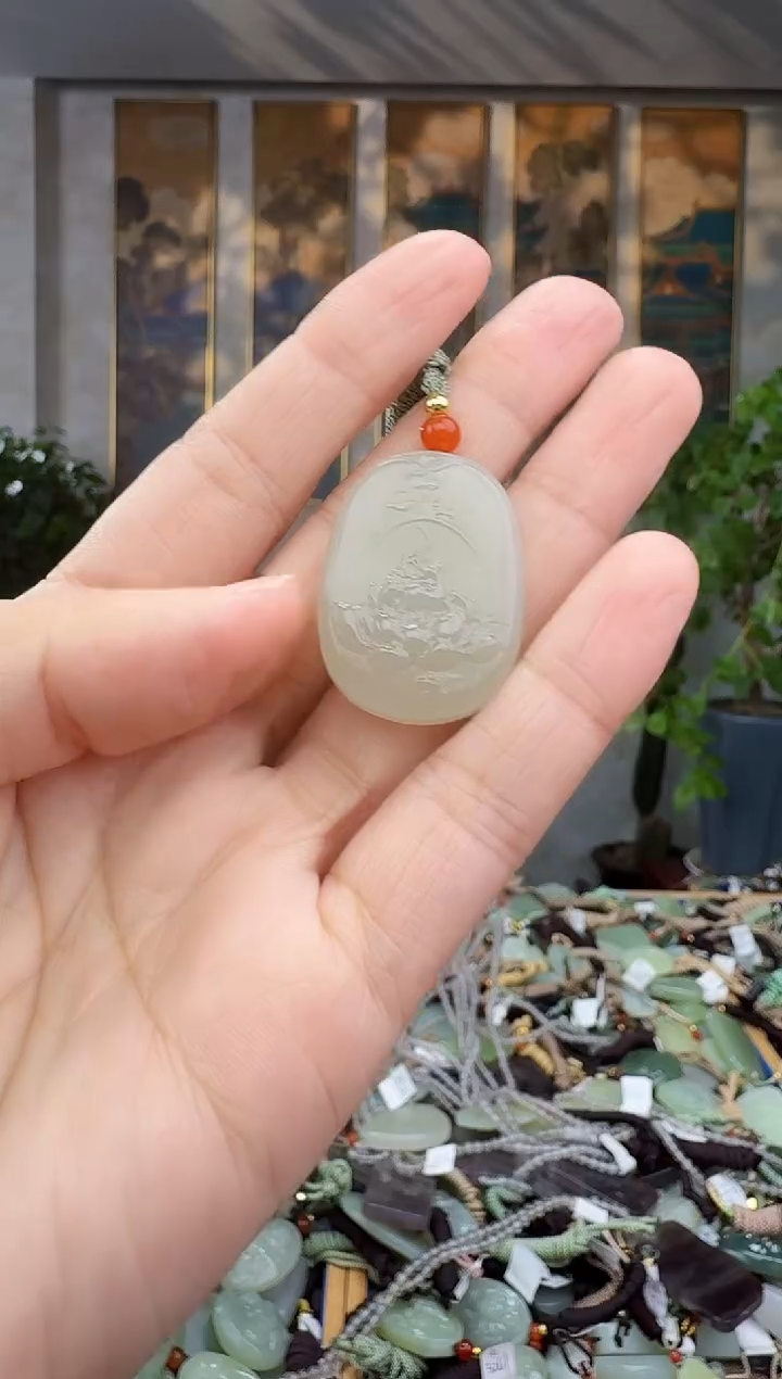 未镶嵌和田玉挂件拍一发一