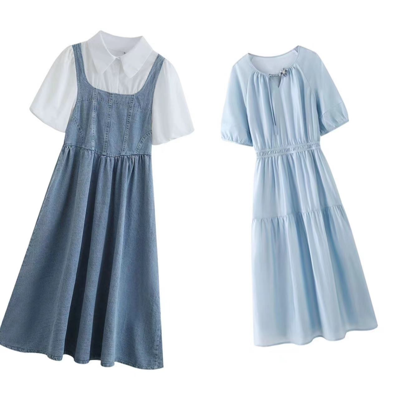 【黛姐专属】1801-1840显瘦洋气时尚休闲气质连衣裙