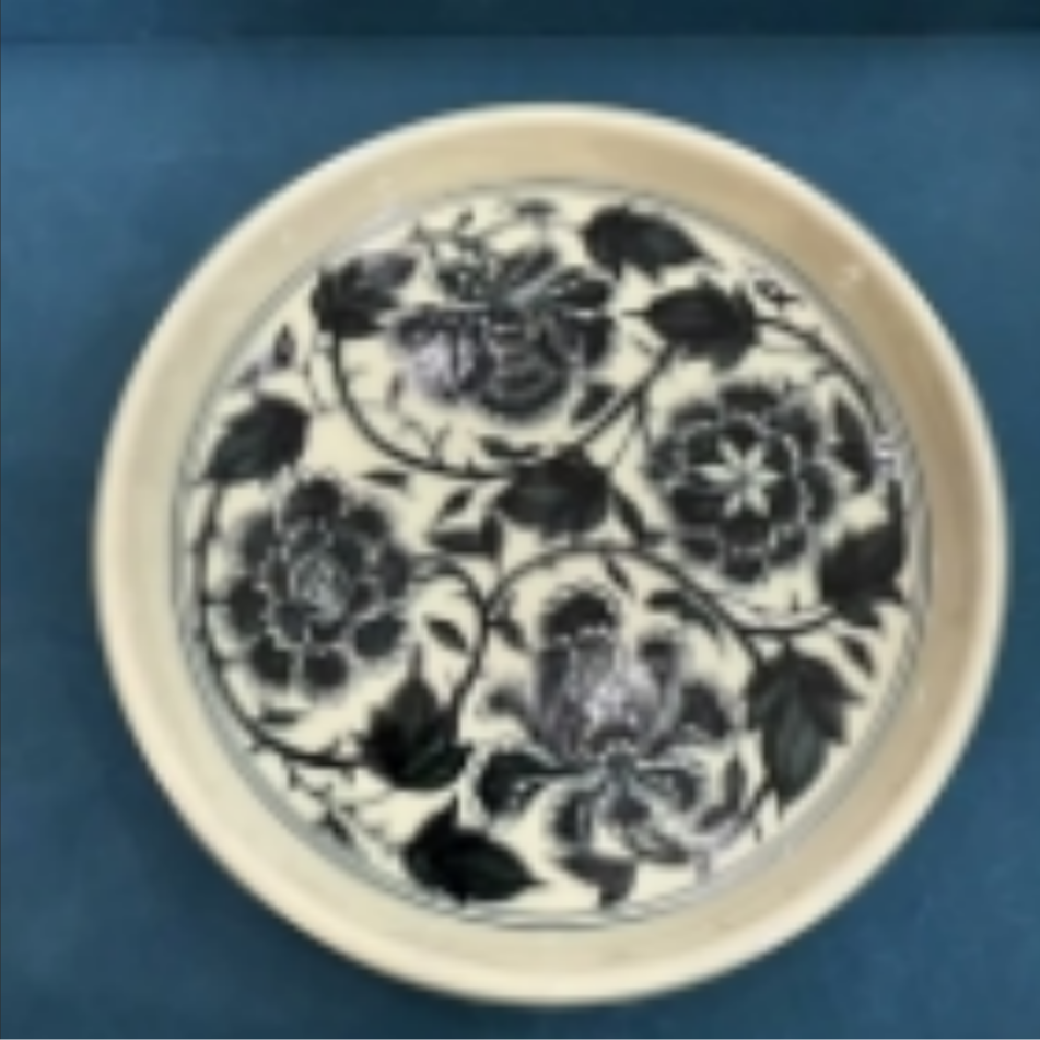 【阿茶】立勤堂二号釉青花四项牡丹壶承