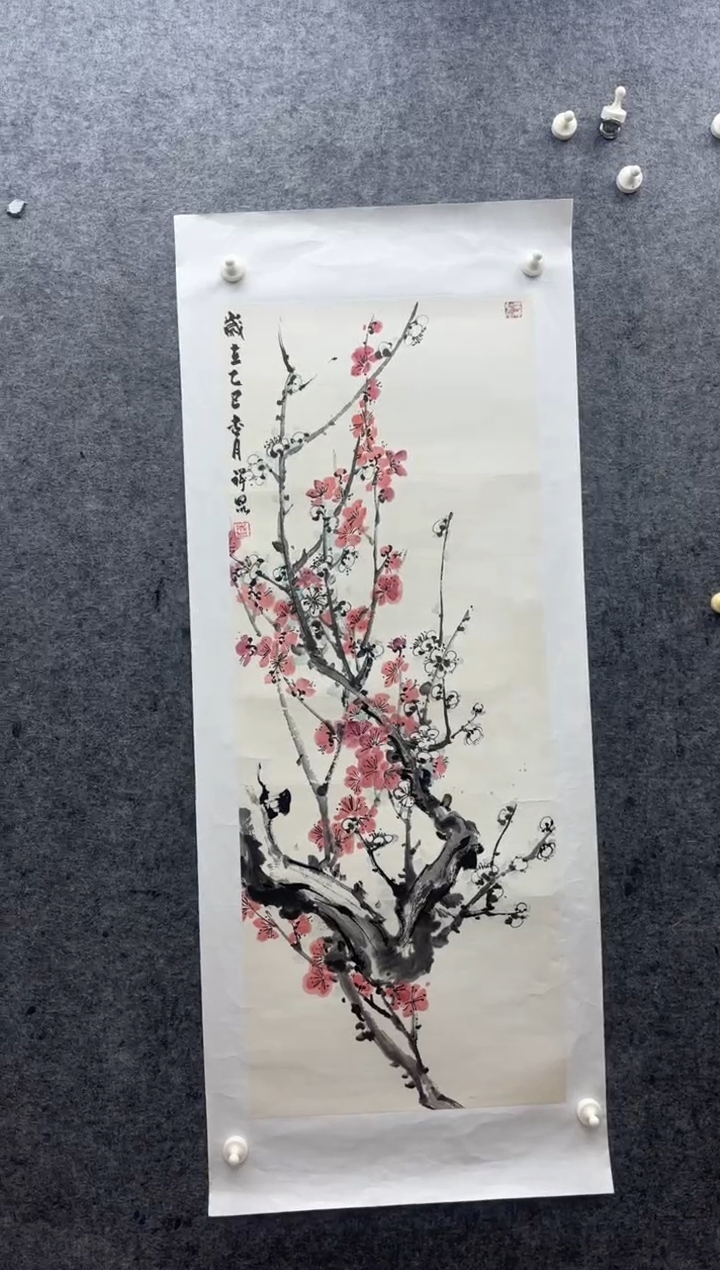 国画盛祥昆精品手绘花鸟