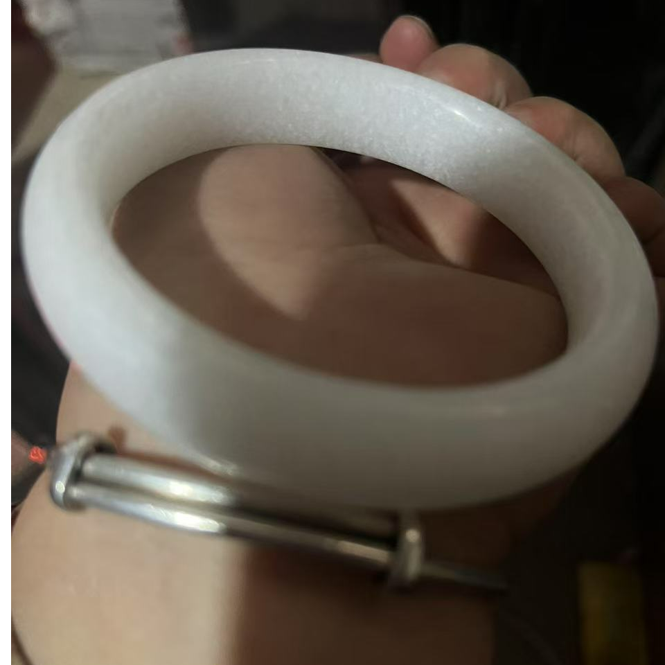 精品摆件好漂亮白镯子1