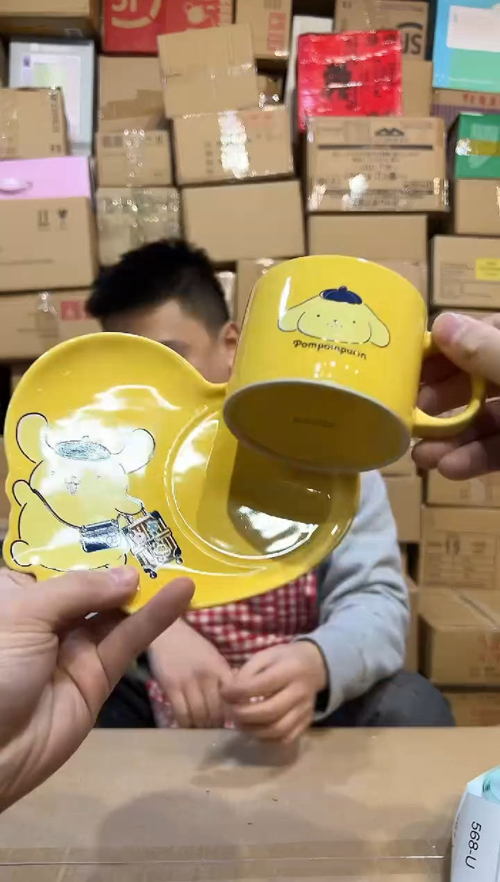 【闪购商品】杯b款布丁狗一杯一碟