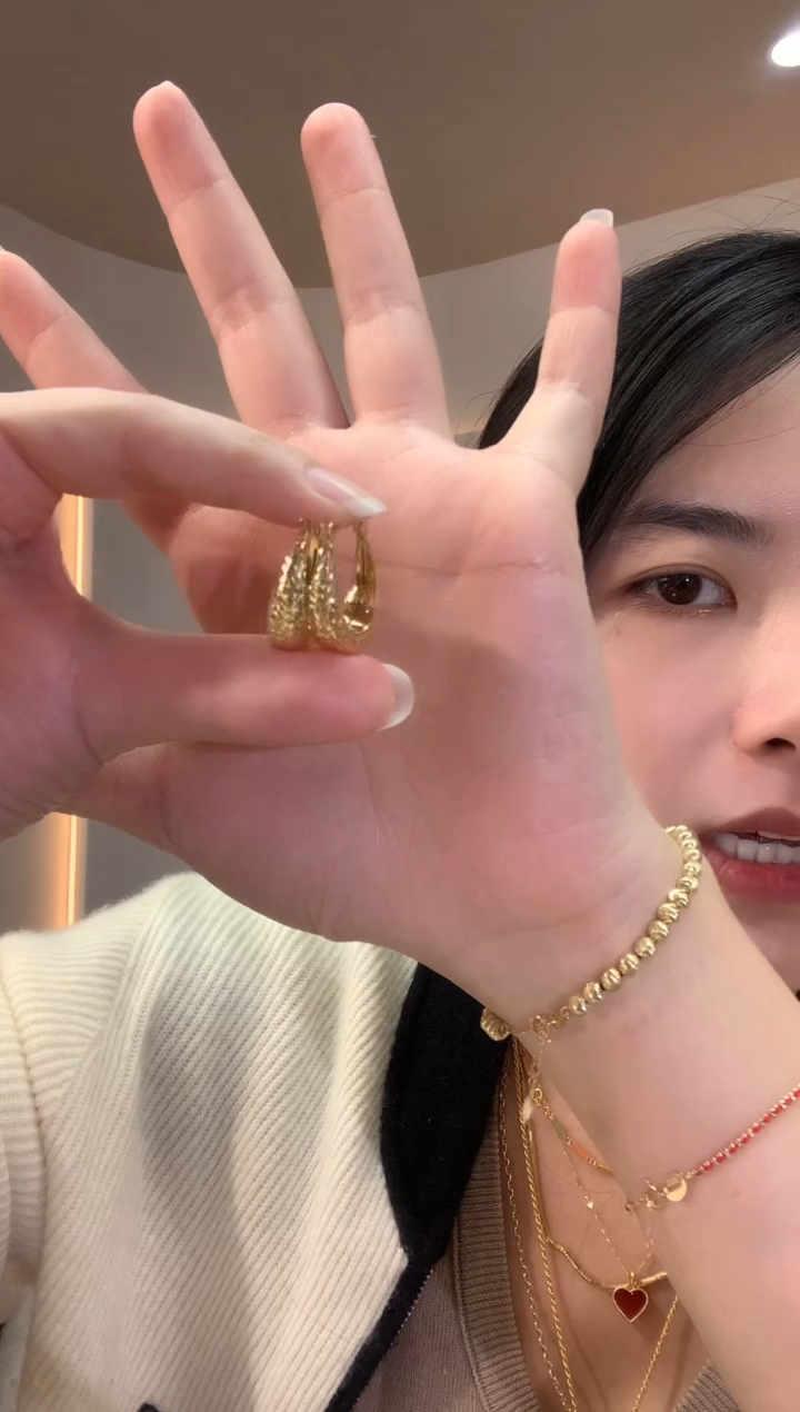 耳饰18K金W176|多样性发其一|3780