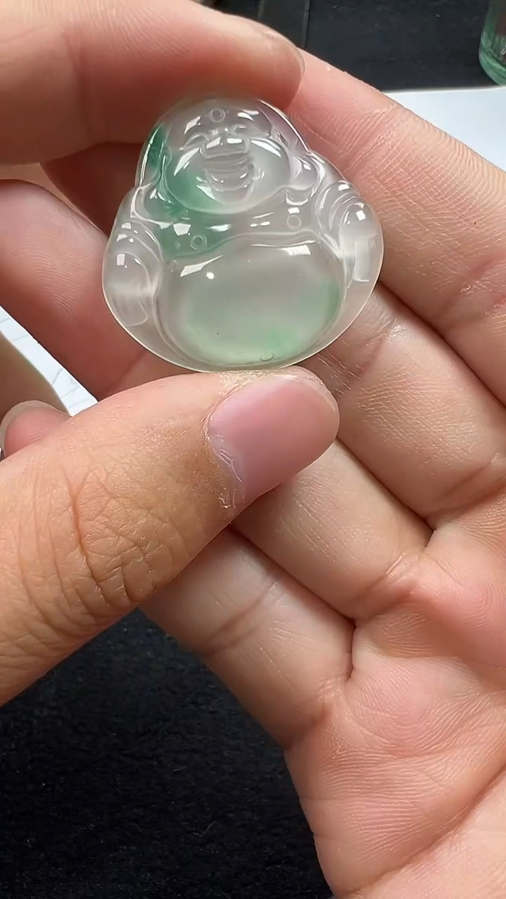 【闪购商品】石英质玉颈饰未镶嵌非洲翠佛公带绳多样性