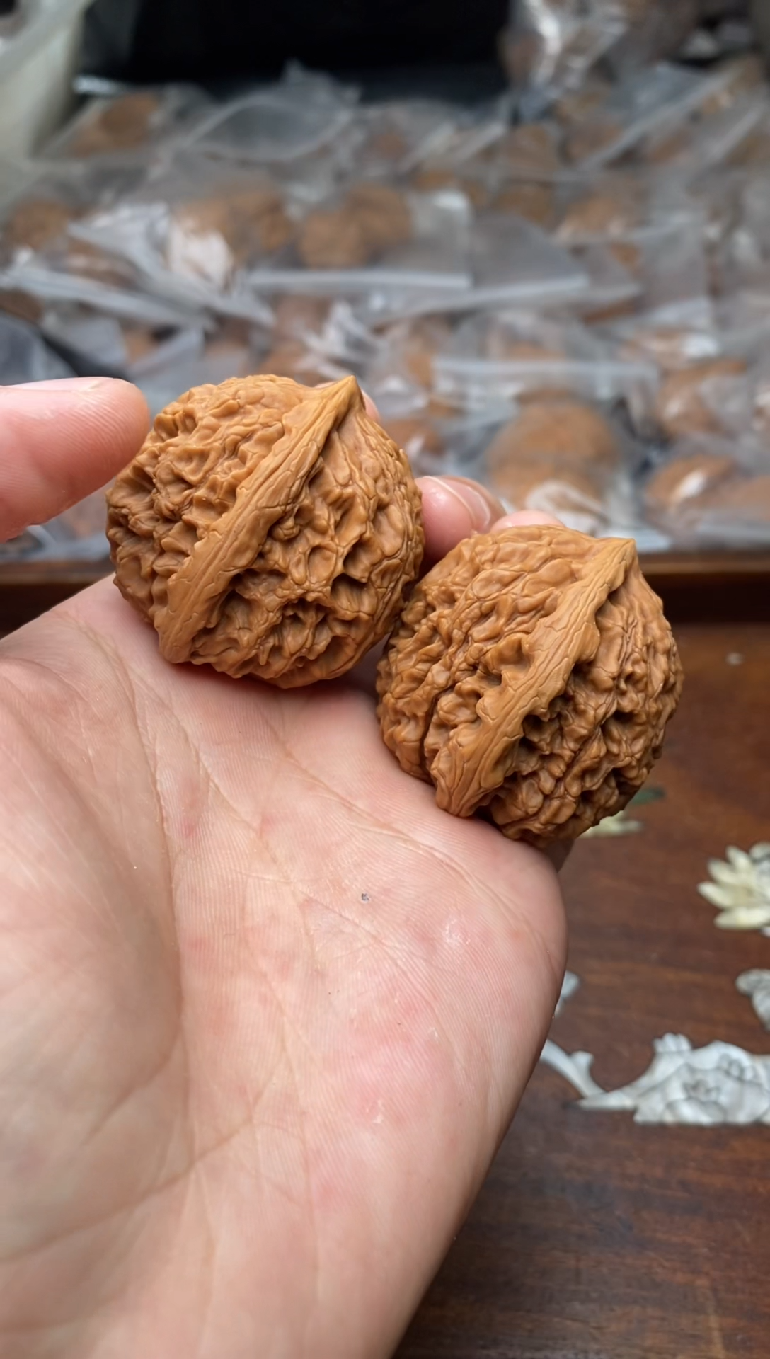 【闪购商品】文玩核桃把件A328号42尺水龙纹