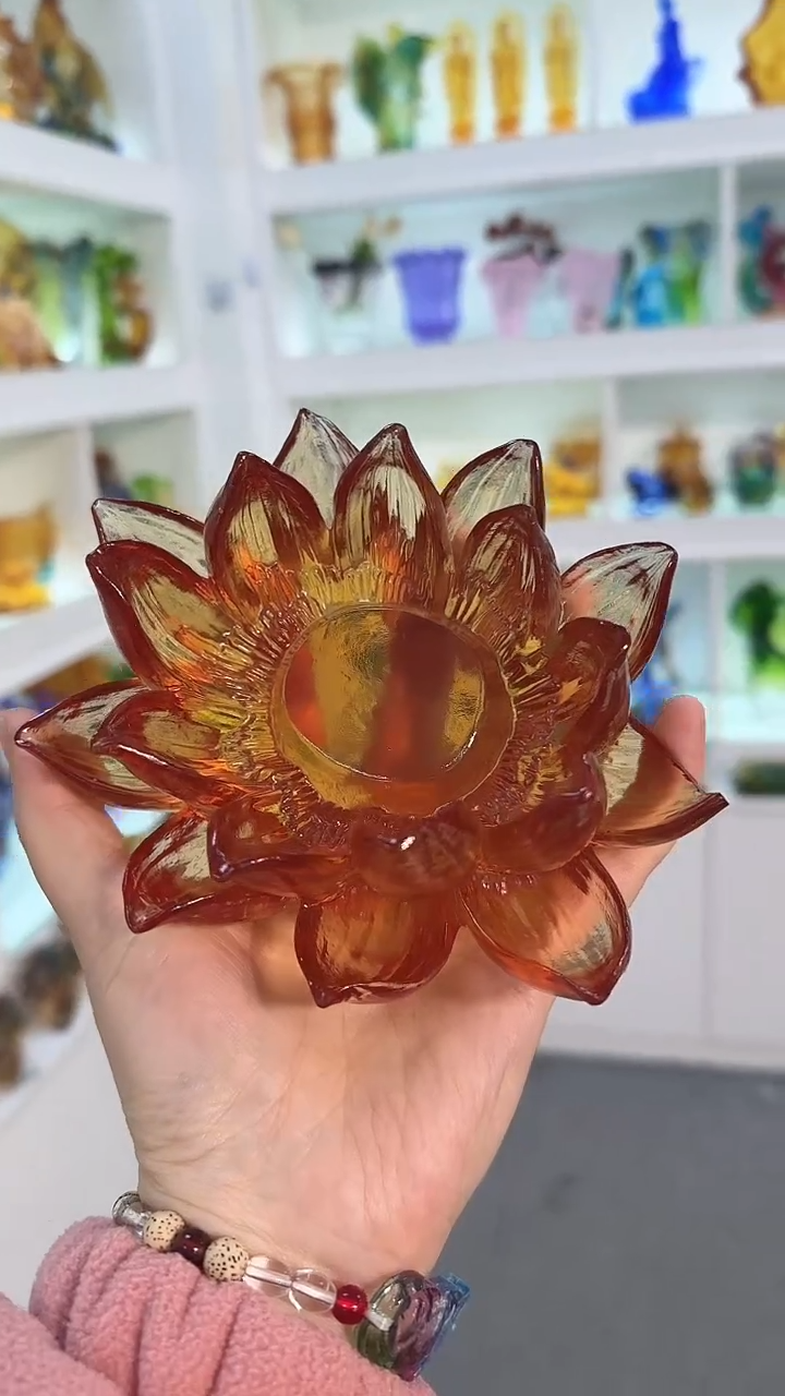 手工艺品琉璃莲花1