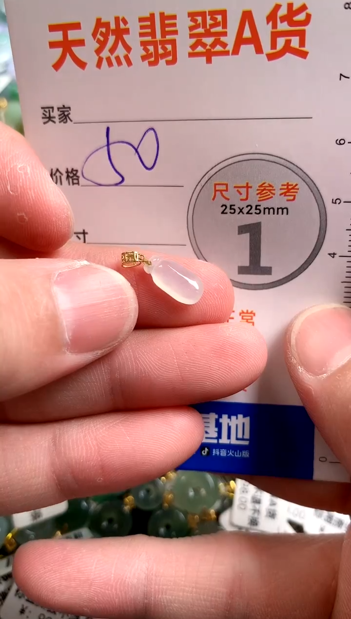 【闪购商品】翡翠颈饰18K金镶嵌13002625