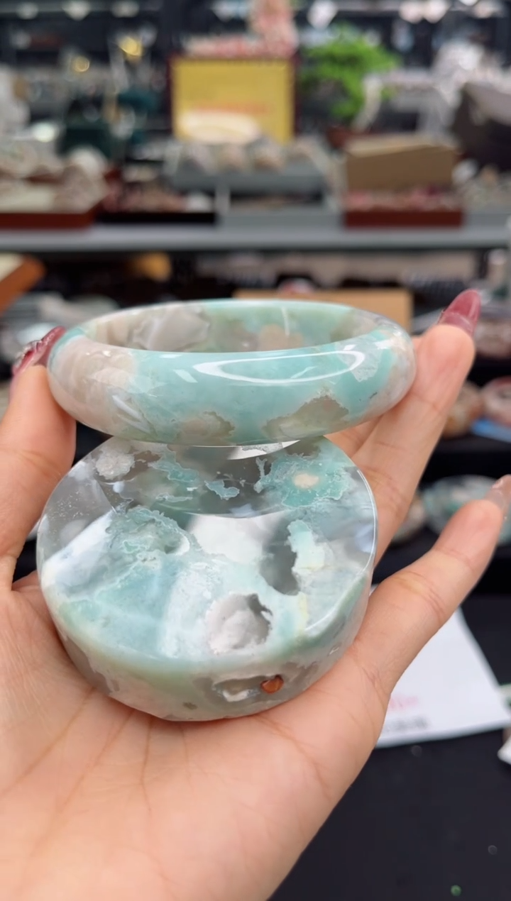 【闪购商品】石英质玉手镯未镶嵌63圈口（赠品镯心）5S9362055