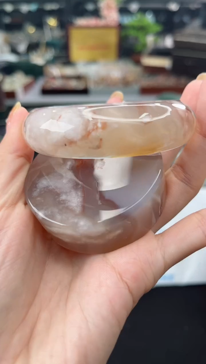 【闪购商品】石英质玉手镯未镶嵌59圈口（赠品镯心）3571324