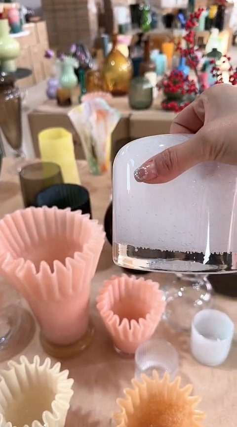 【闪购商品】玻璃气泡烛台