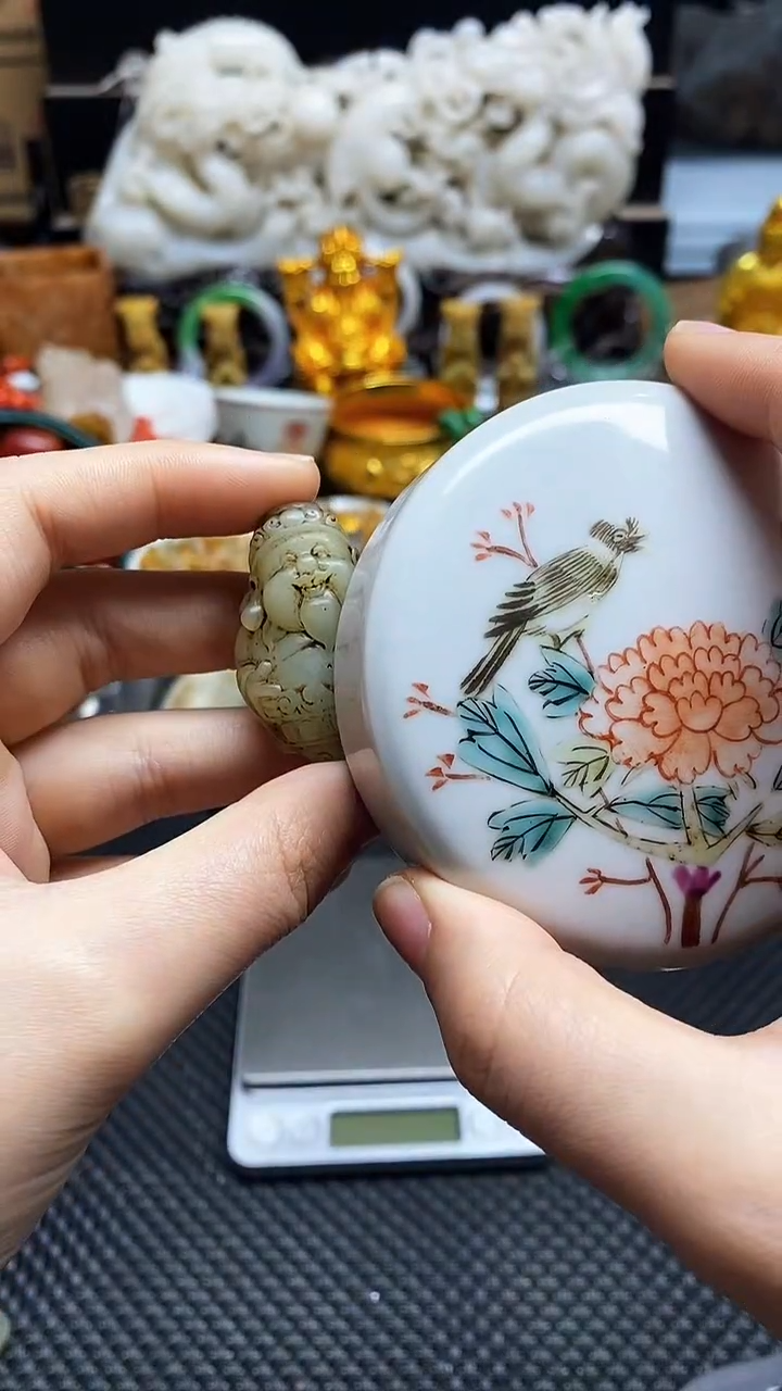 【闪购商品】瓷片瓷片瓷器 摆件1个