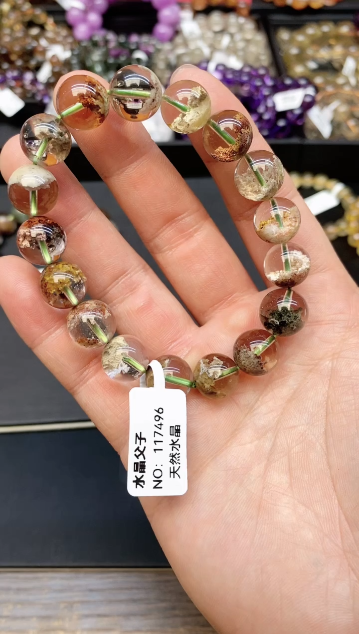 【闪购商品】水晶手串未镶嵌72 四季幽灵 12mm+