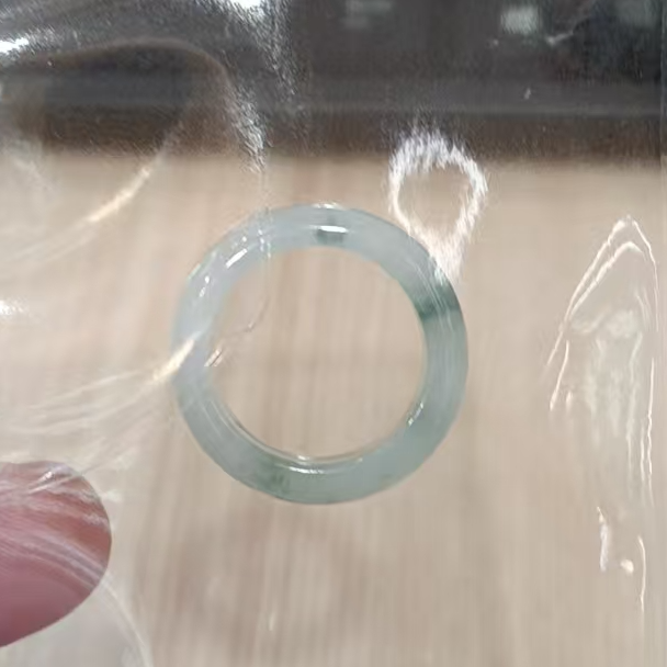 菜百首饰  翡翠戒指  芋圆