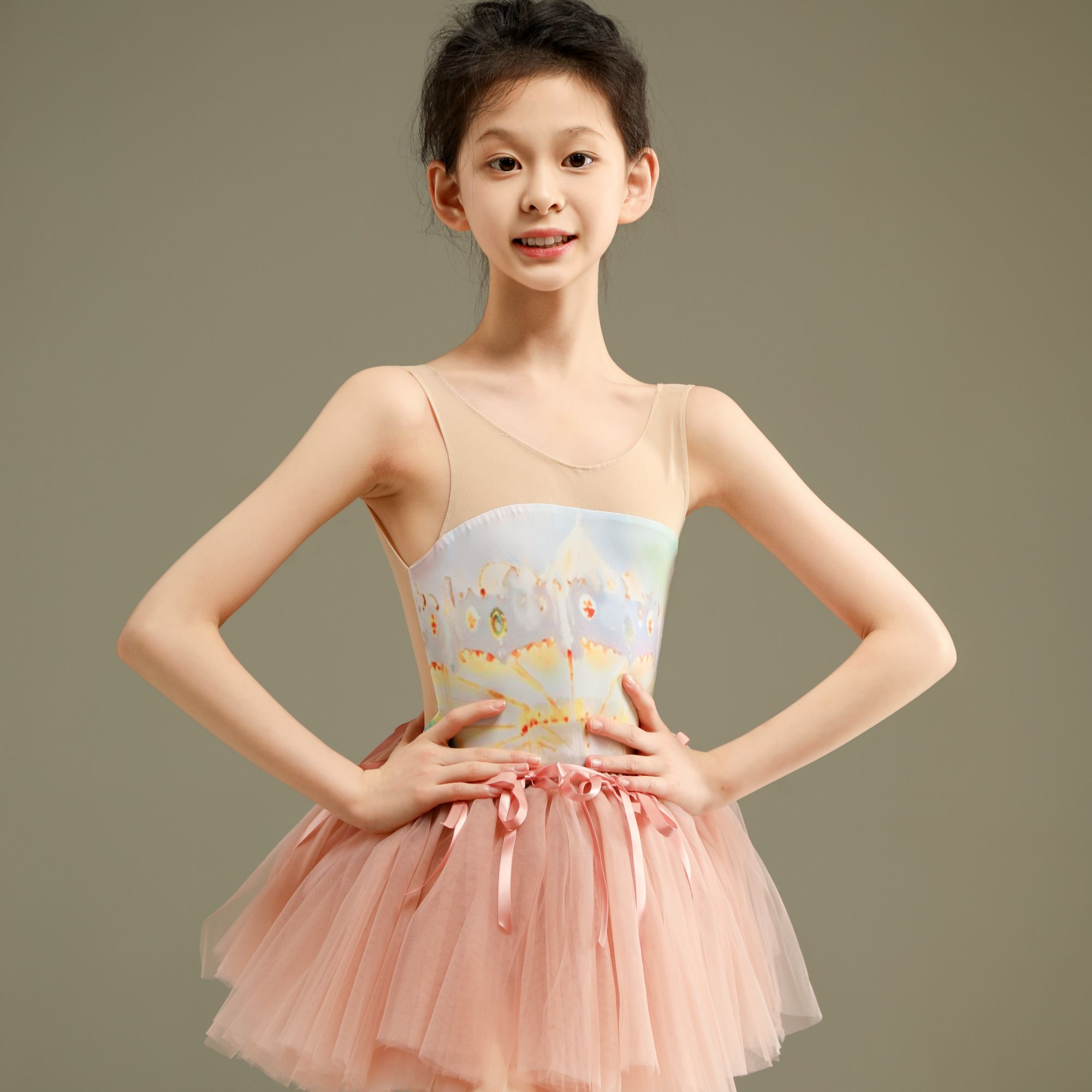 梵艺成人儿童现货芭蕾舞体服【梦幻旋转木马】花样滑冰瑜伽服连体