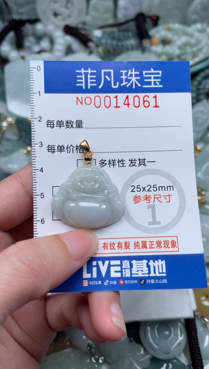 颈饰未镶嵌翡翠14061