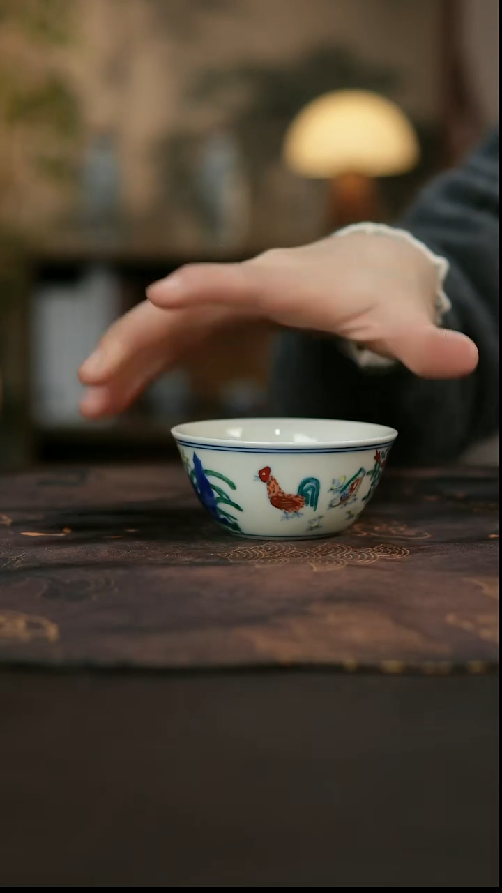 景德镇陶瓷杯碗柴烧多人