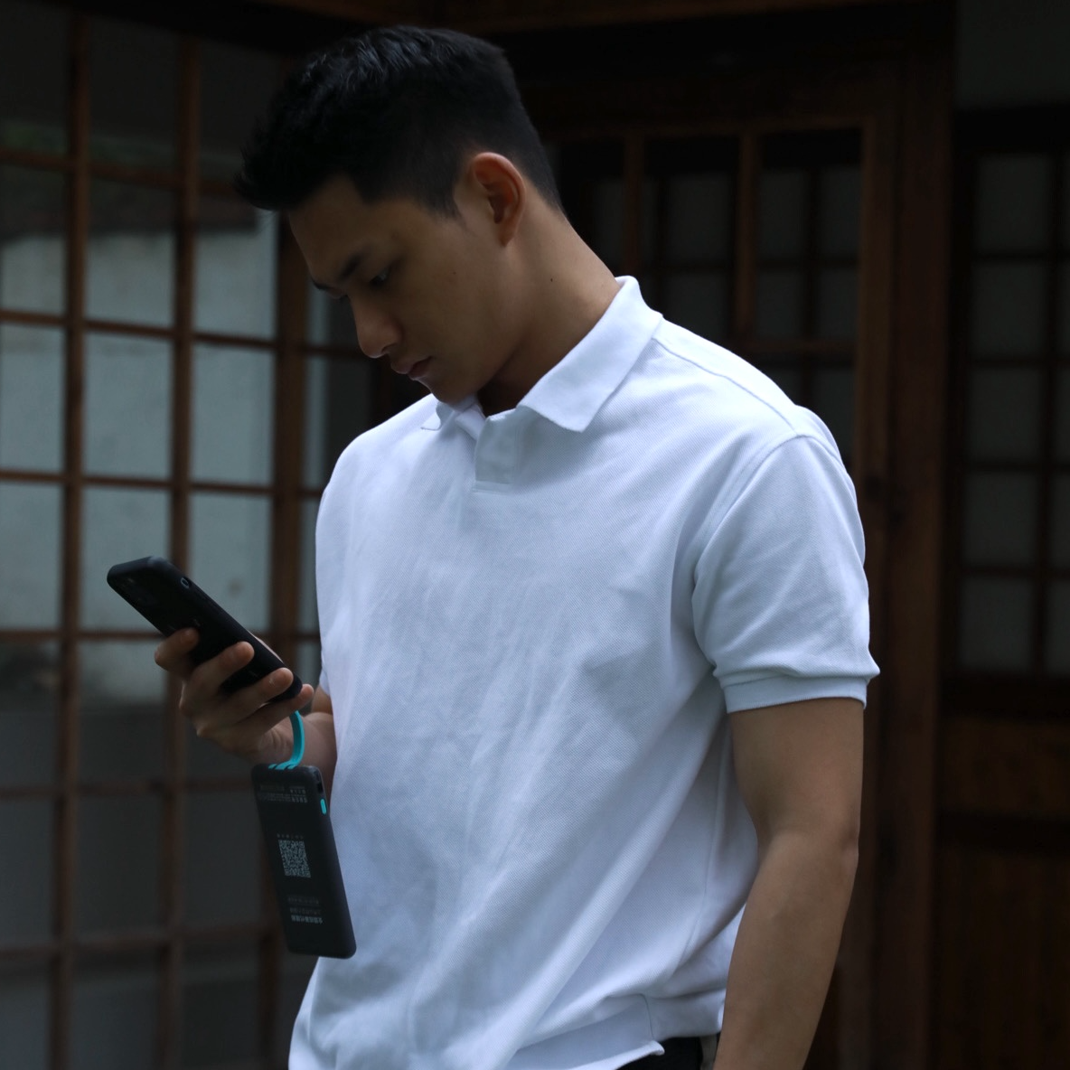 GTAL 24SS珠地棉POLO衫简约纯色休闲翻领轻熟商务短袖通勤男春夏