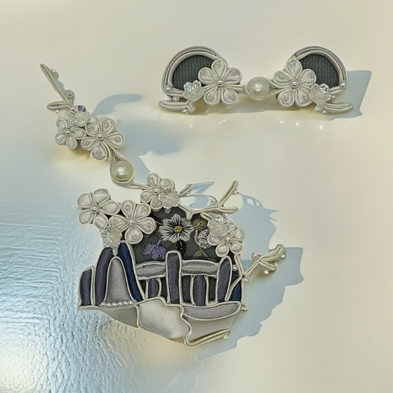 房子盘扣套扣E014新中式唐装手工旗袍饰品