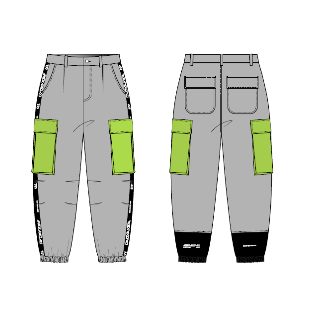 MEXAXOAO工装滑雪裤