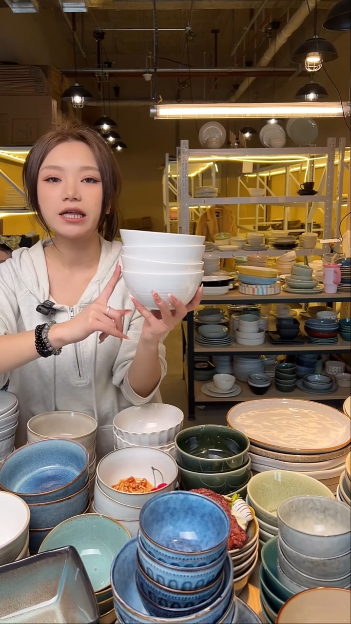 瓷62【瑕疵】外贸尾货窑变釉下彩