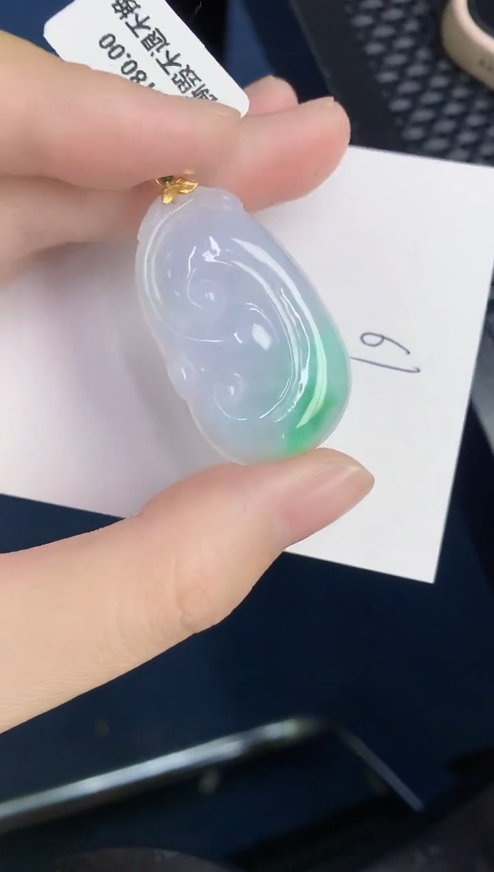 【闪购商品】翡翠颈饰18K金镶嵌000000000