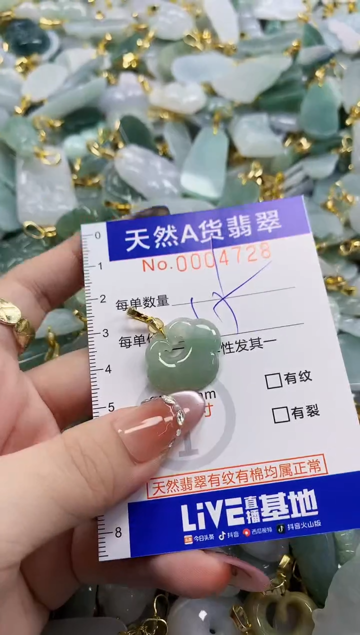 颈饰未镶嵌翡翠天然A货翡翠