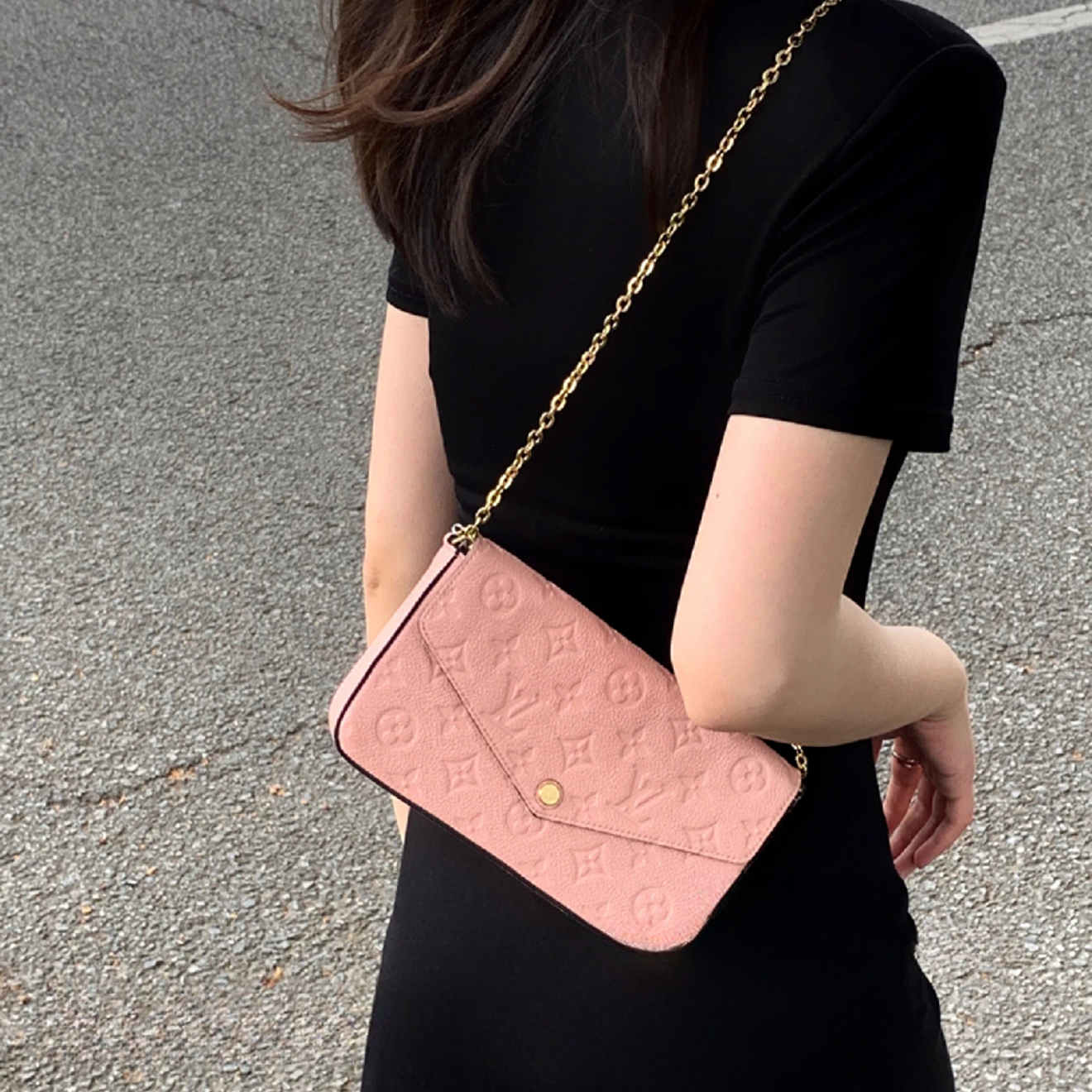 99新 LouisVuitton/路易威登 lv 三合一粉色新款/99新/优选