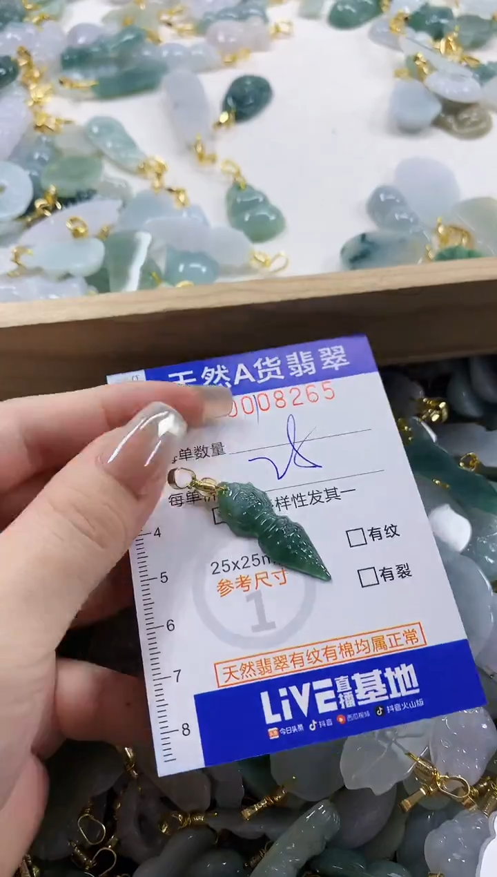 颈饰未镶嵌翡翠天然A货翡翠