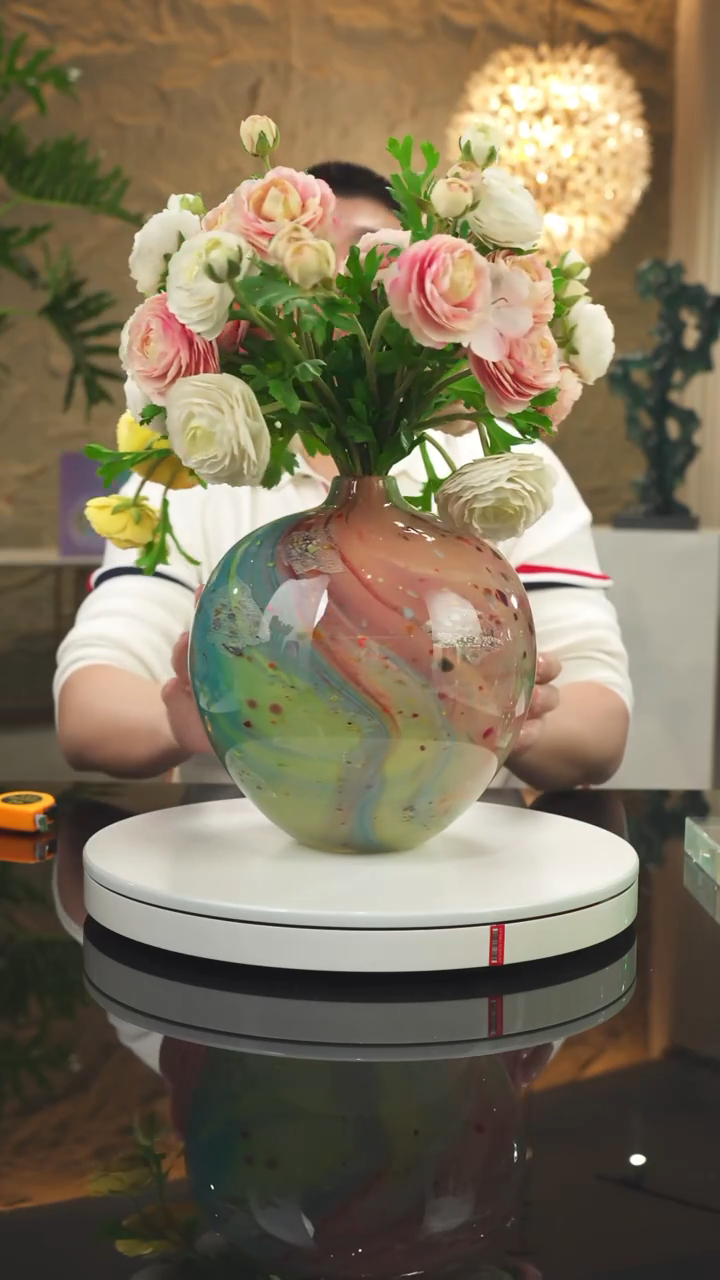 【闪购商品】瓷片设计款花瓶摆件