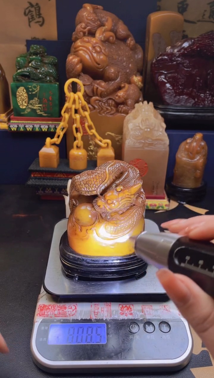 【闪购商品】寿山石印石田黄龙摆件