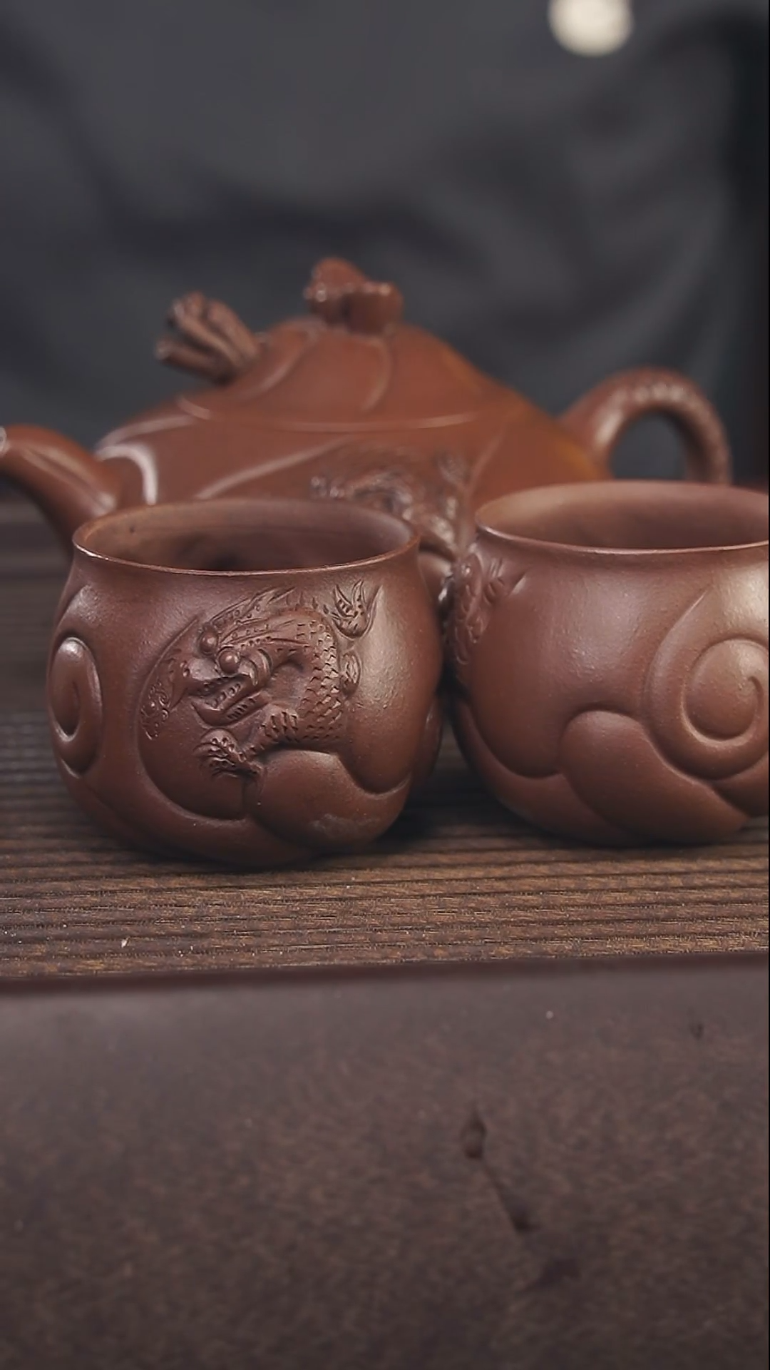 【闪购商品】紫砂茶壶260cc顾氏手工紫砂1壶2杯