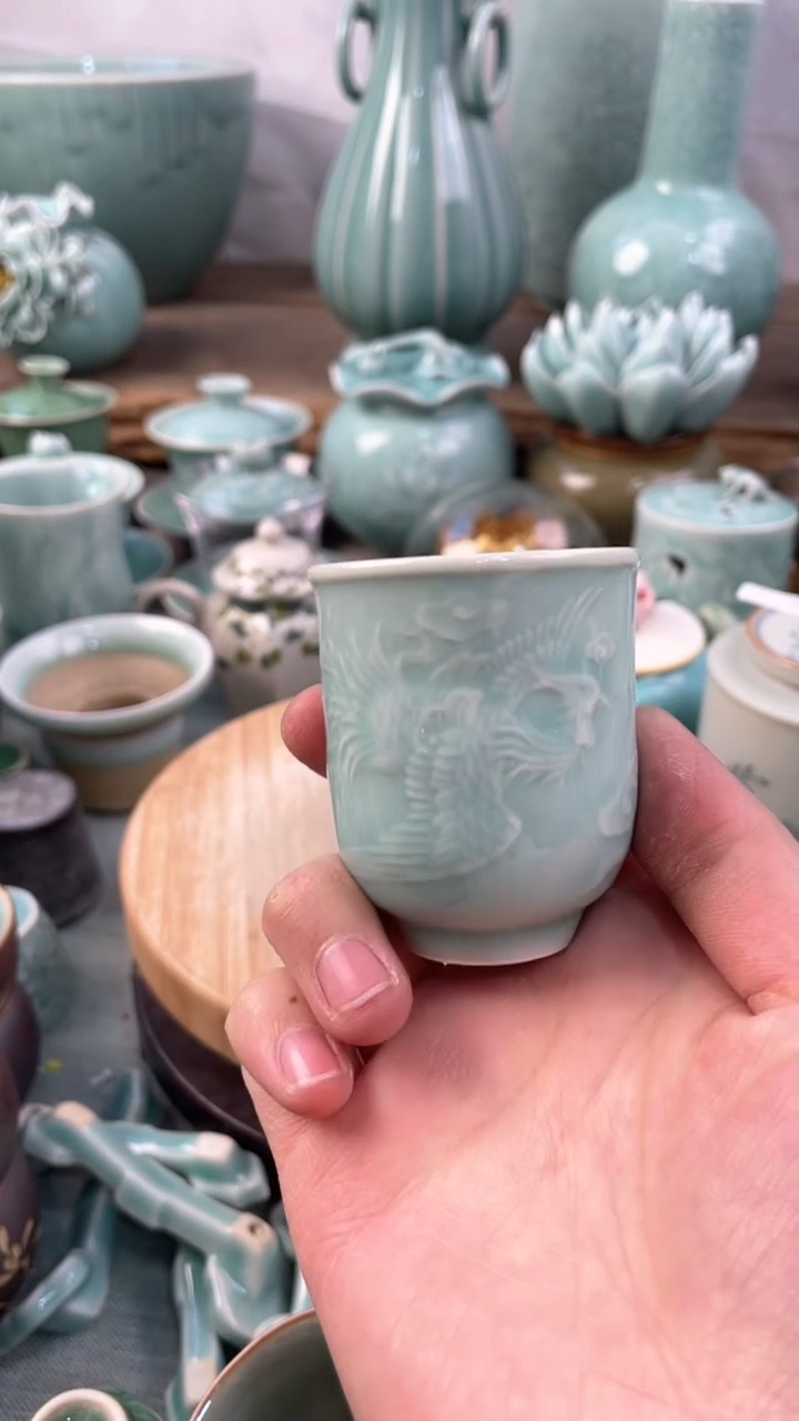 【闪购商品】正品 慧仙青瓷 主人杯