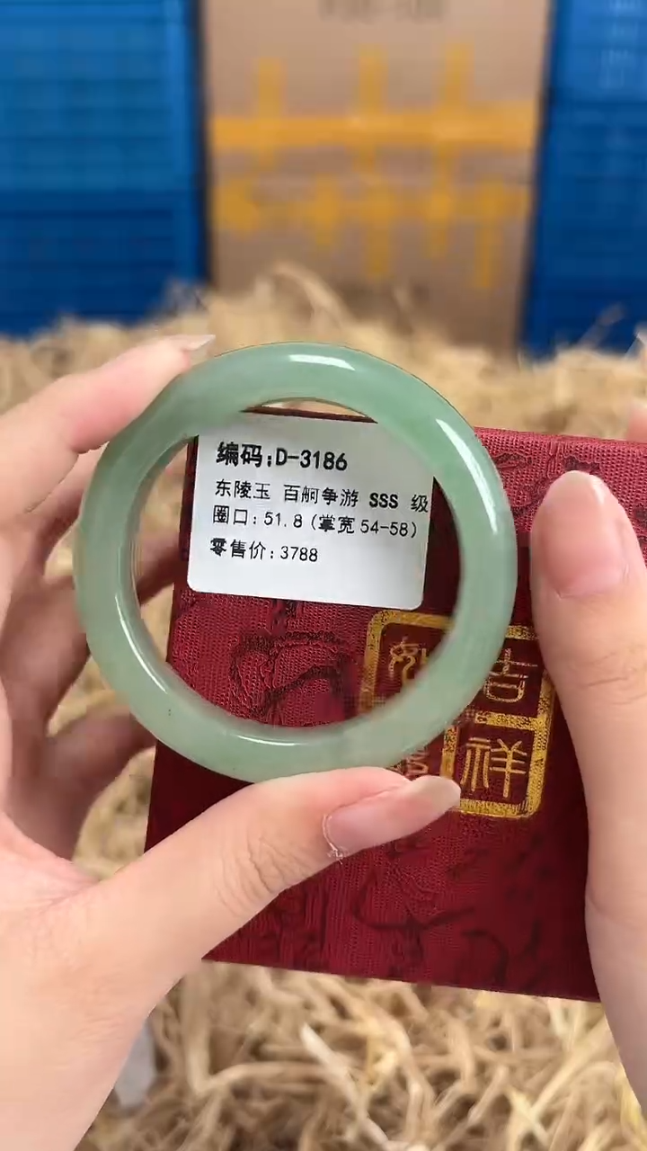 未镶嵌手镯石英质玉D-3186