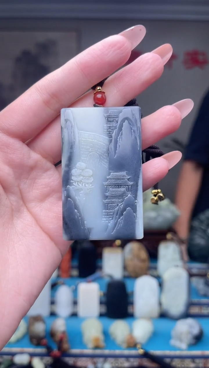 未镶嵌和田玉挂件1