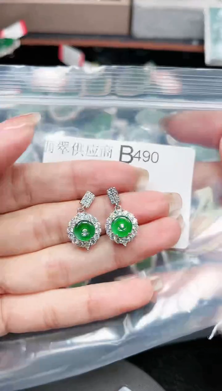 【闪购商品】翡翠颈饰未镶嵌490赠皮绳