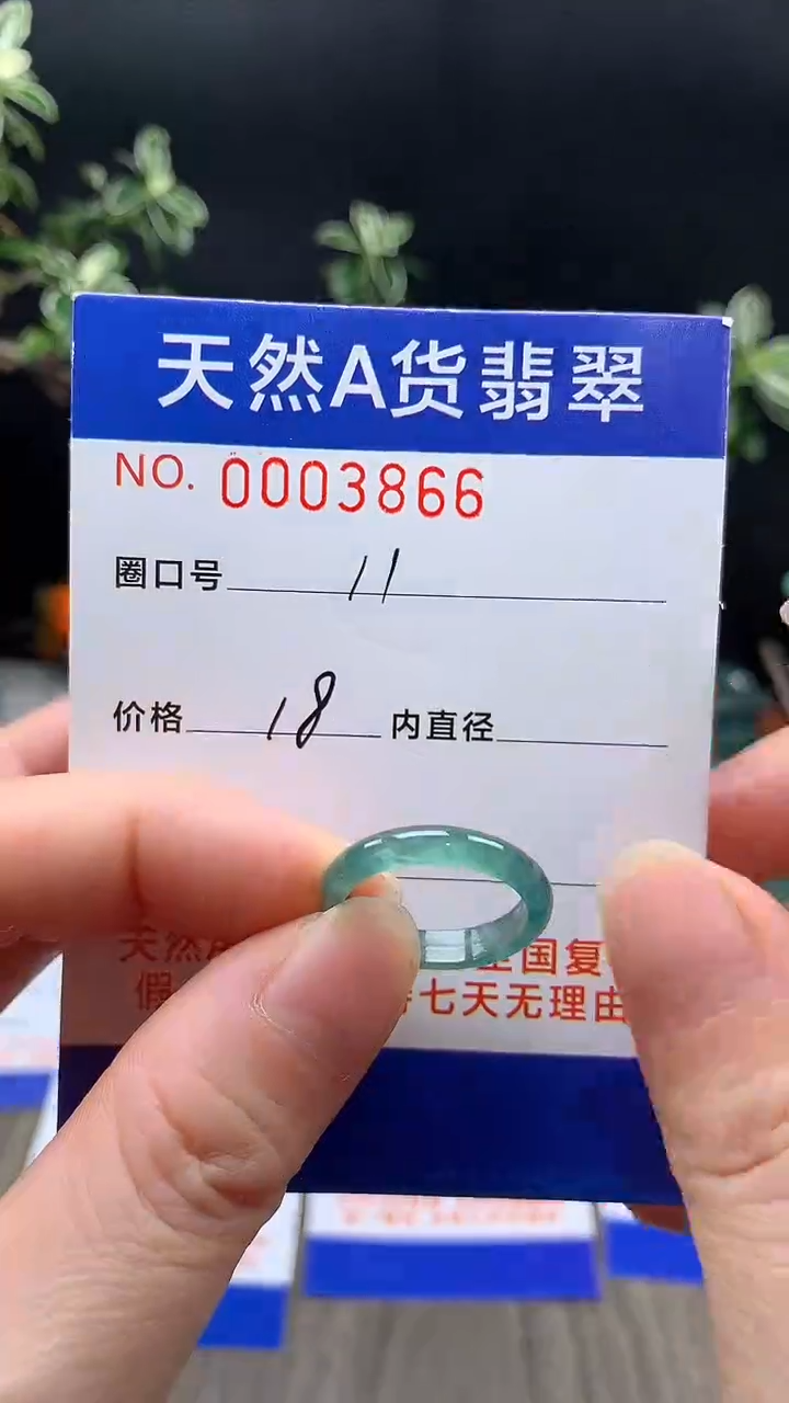 未镶嵌戒指翡翠11#