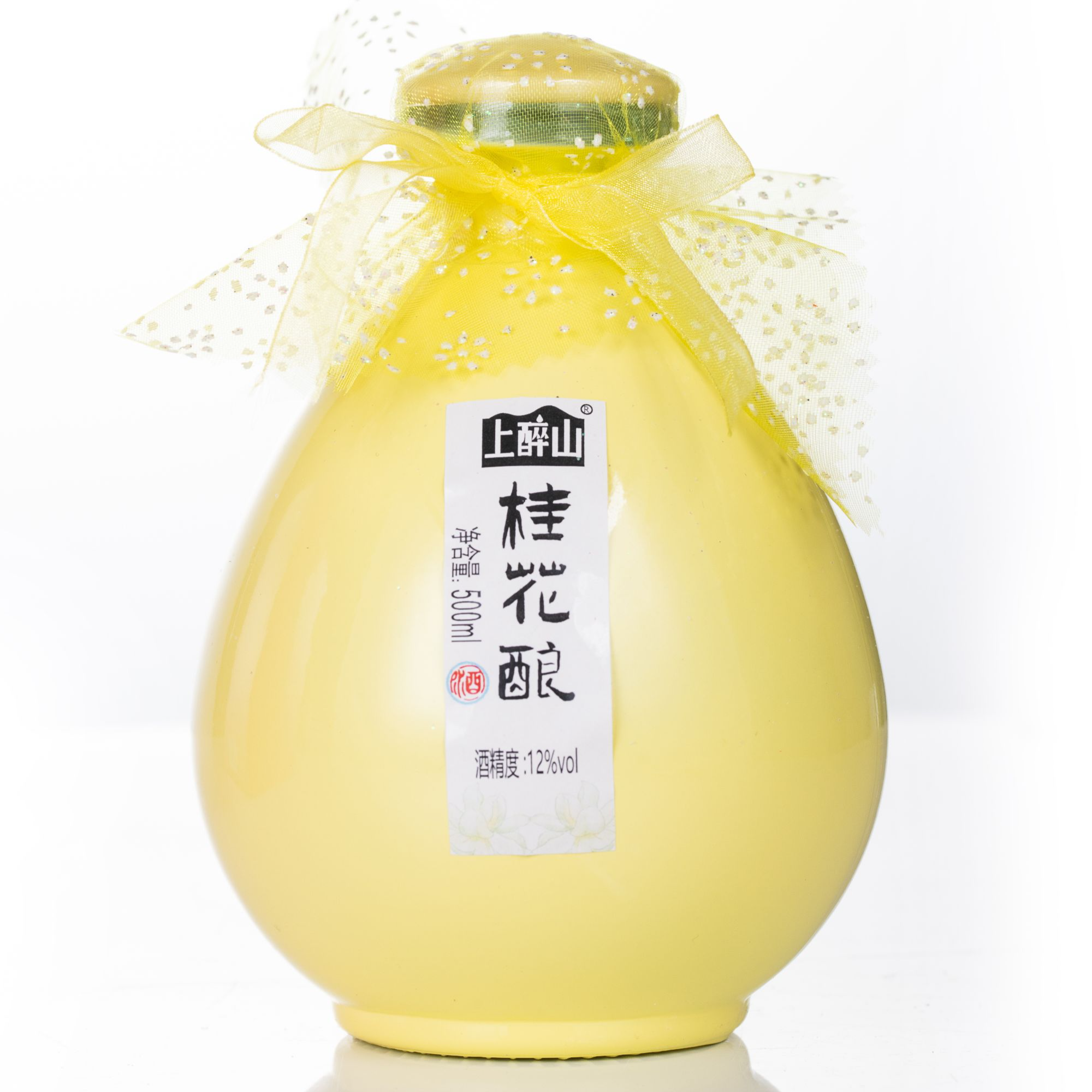 上醉山桂花酿果酒500ML礼盒装微醺低