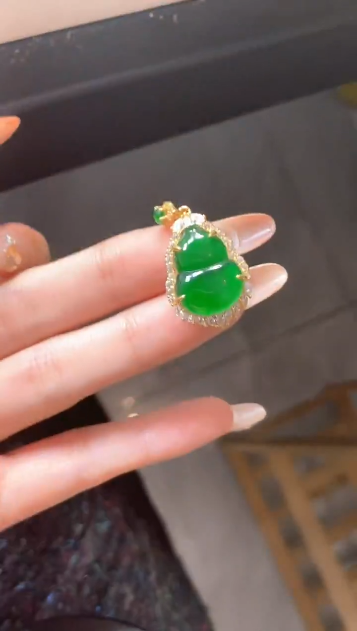 银S925镶嵌戒指翡翠51511