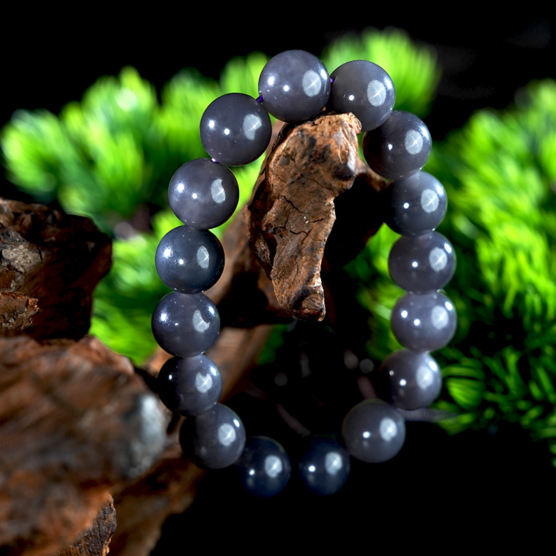 lot19 青海烟紫手串/ZW51222-172279 保利山东