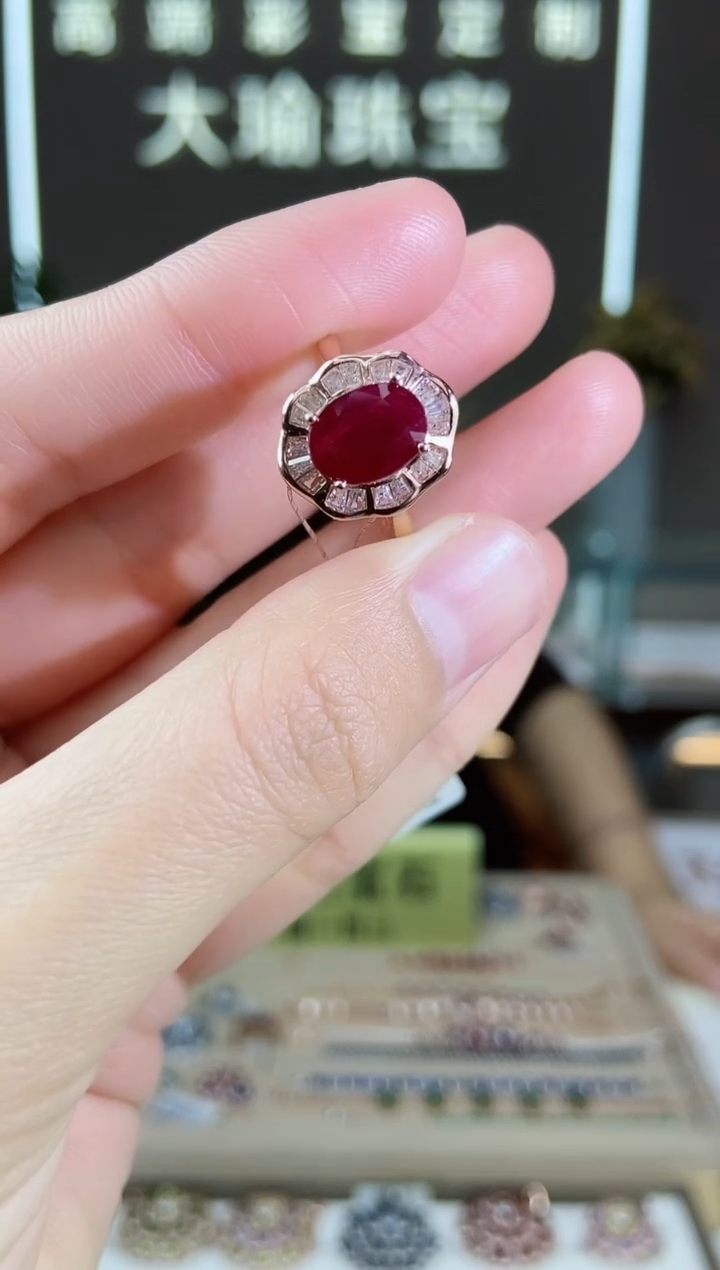 【闪购商品】红宝石手饰银S925镶嵌手饰