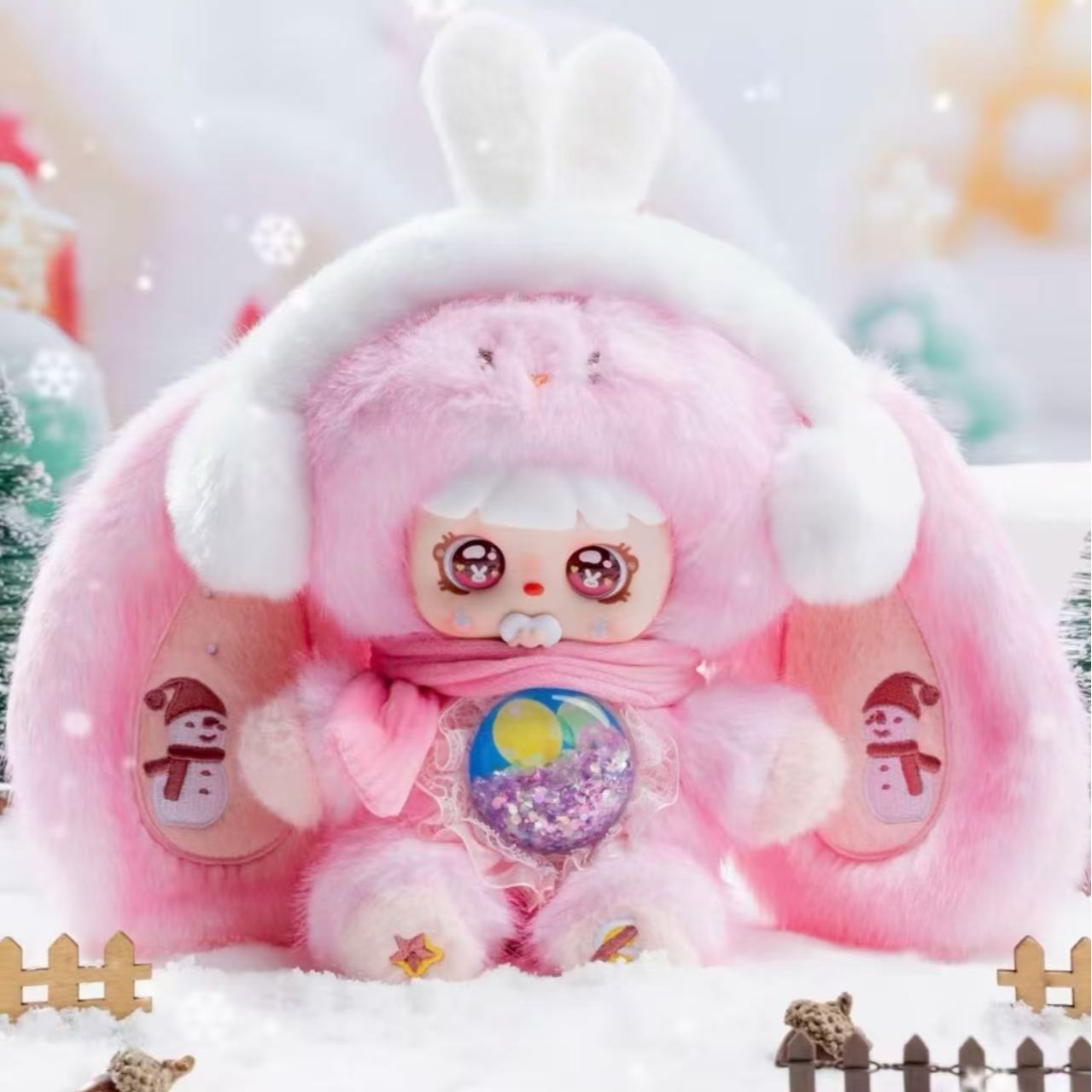 【mocici糖心兔冬日温暖絮语】潮玩盲盒毛绒公仔摆件代拆代开